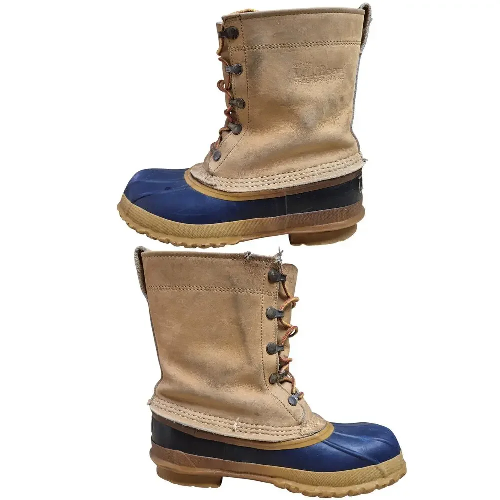 L.L. Bean Blue Brown 10